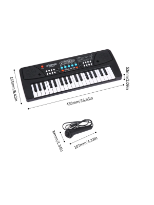 ORGANO MUSICAL 32 TECLAS USB/MP3 43CM CON MICROFONO! 0077